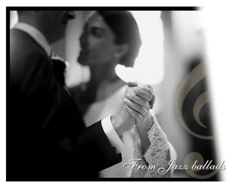 Jazz wedding music :.