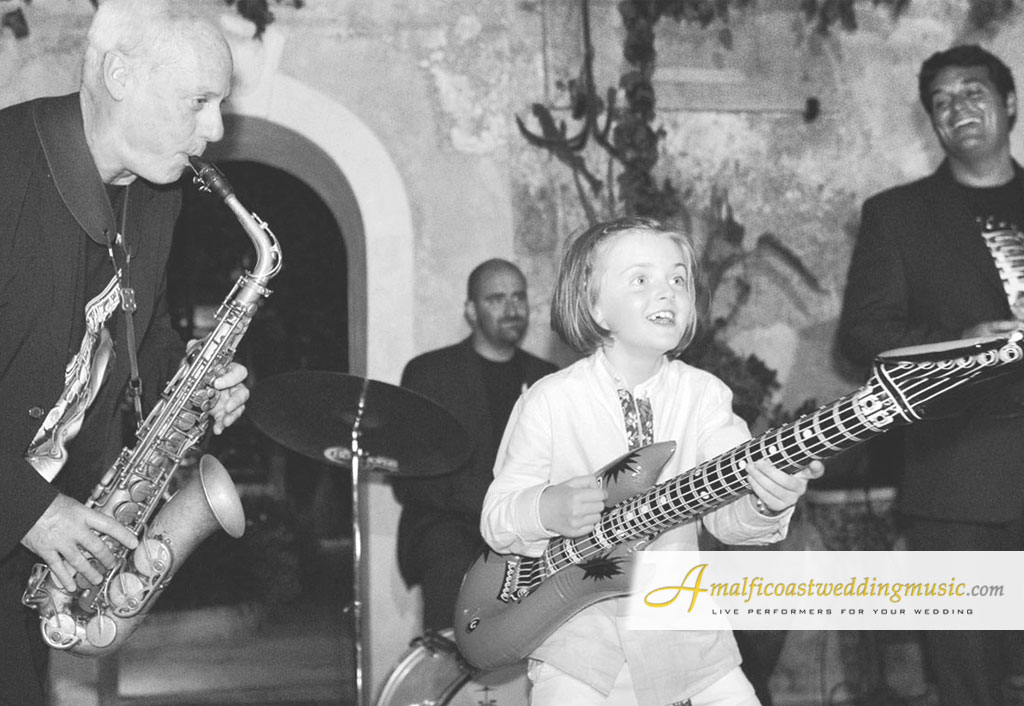 Wedding party music in Ravello